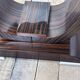 Art Deco period side table in Macassar ebony, 1930