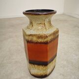 Large flamed ceramic vase Scheurich 297/41