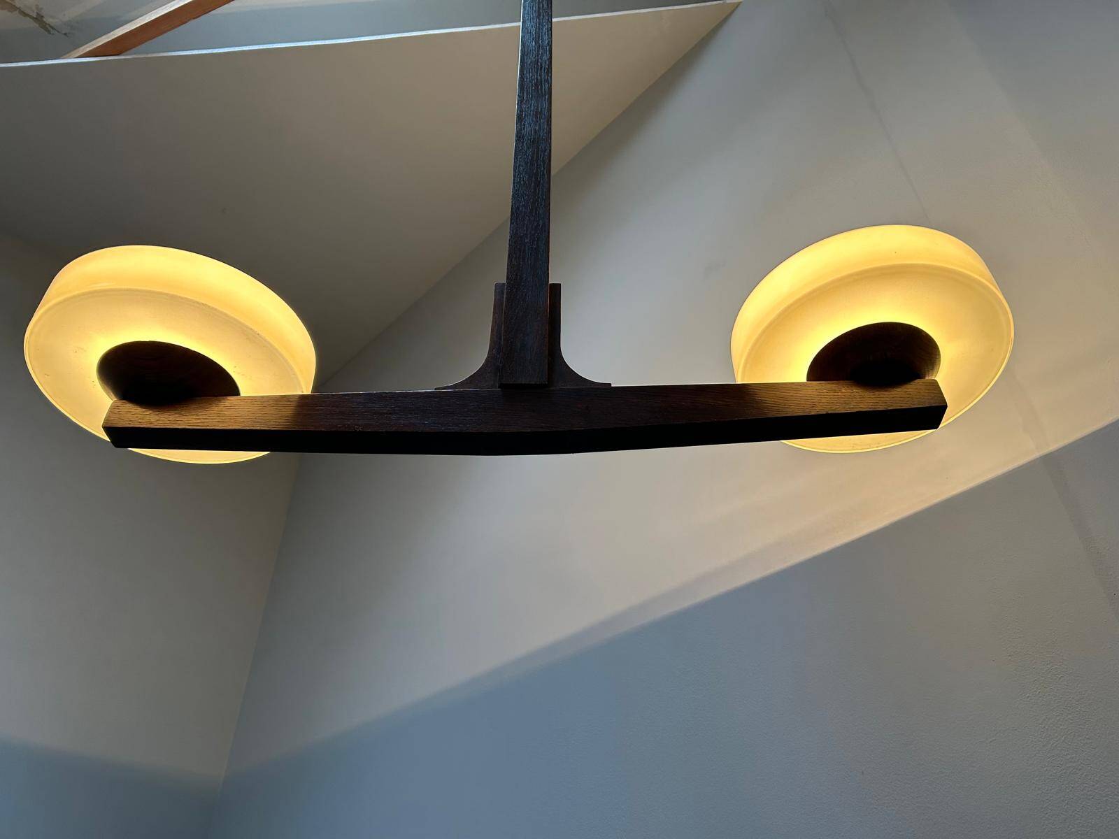 Mid-century Wooden Candlestick, 1930s