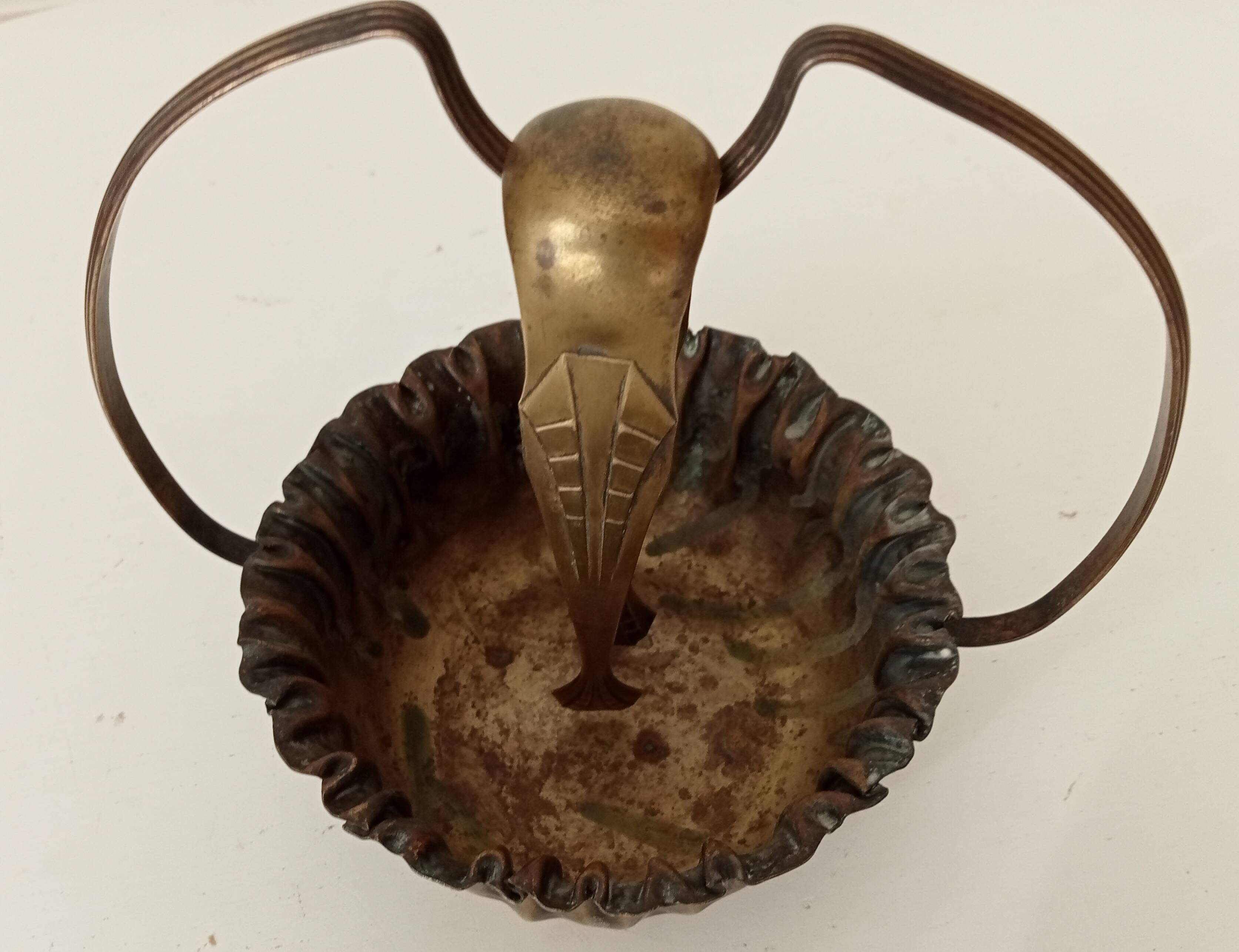 Old art deco sugar bowl popular early 20th century