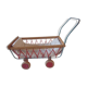 Old wooden and metal doll pram - year 60