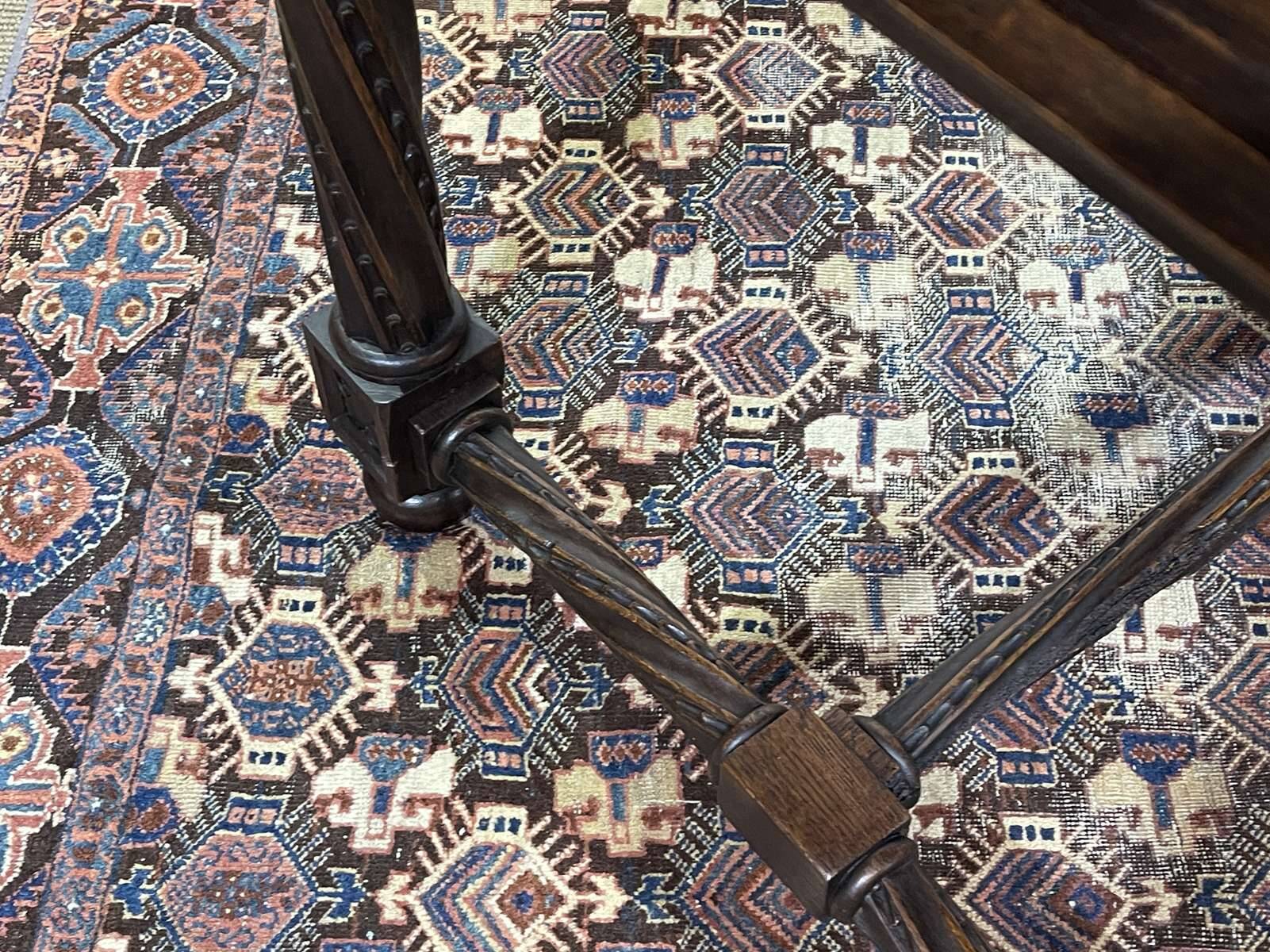 Late 19th century Gothic style oak desk