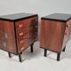 Tables de chevet, années 1970, ensemble de 2