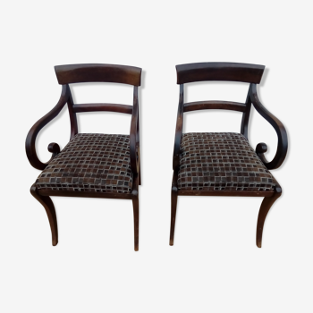 Pair of armchairs