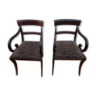 Pair of armchairs