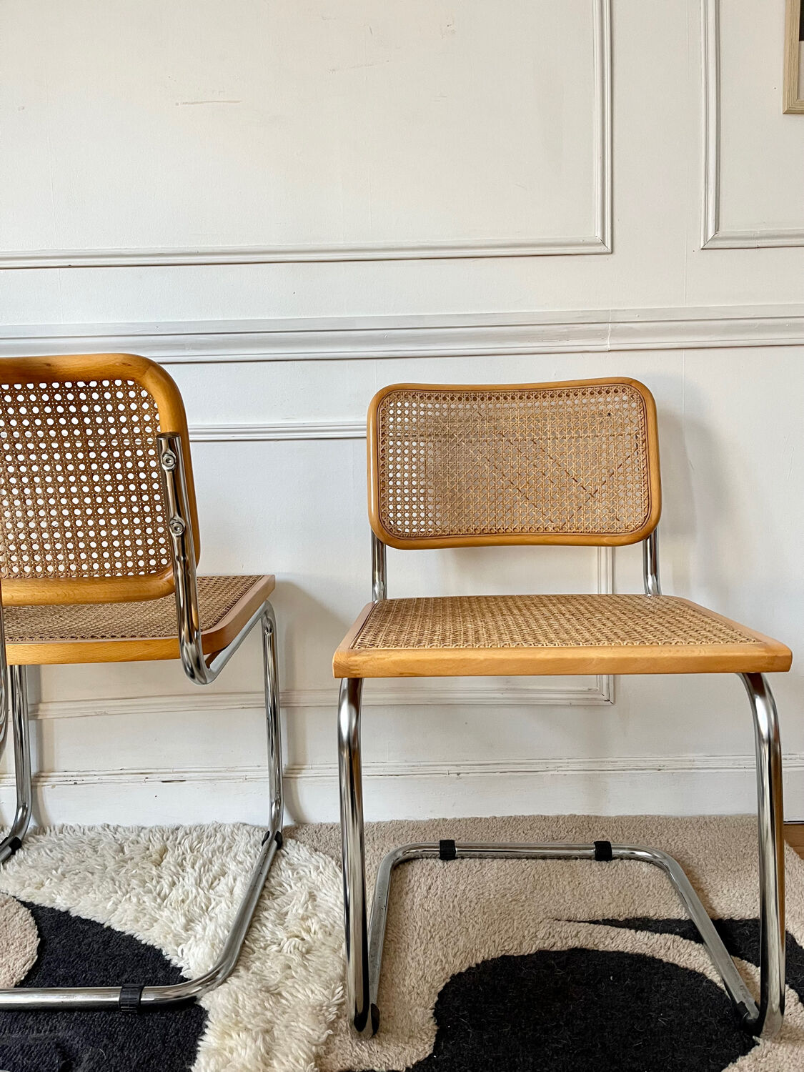 Set of 4 Cesca B32 chairs