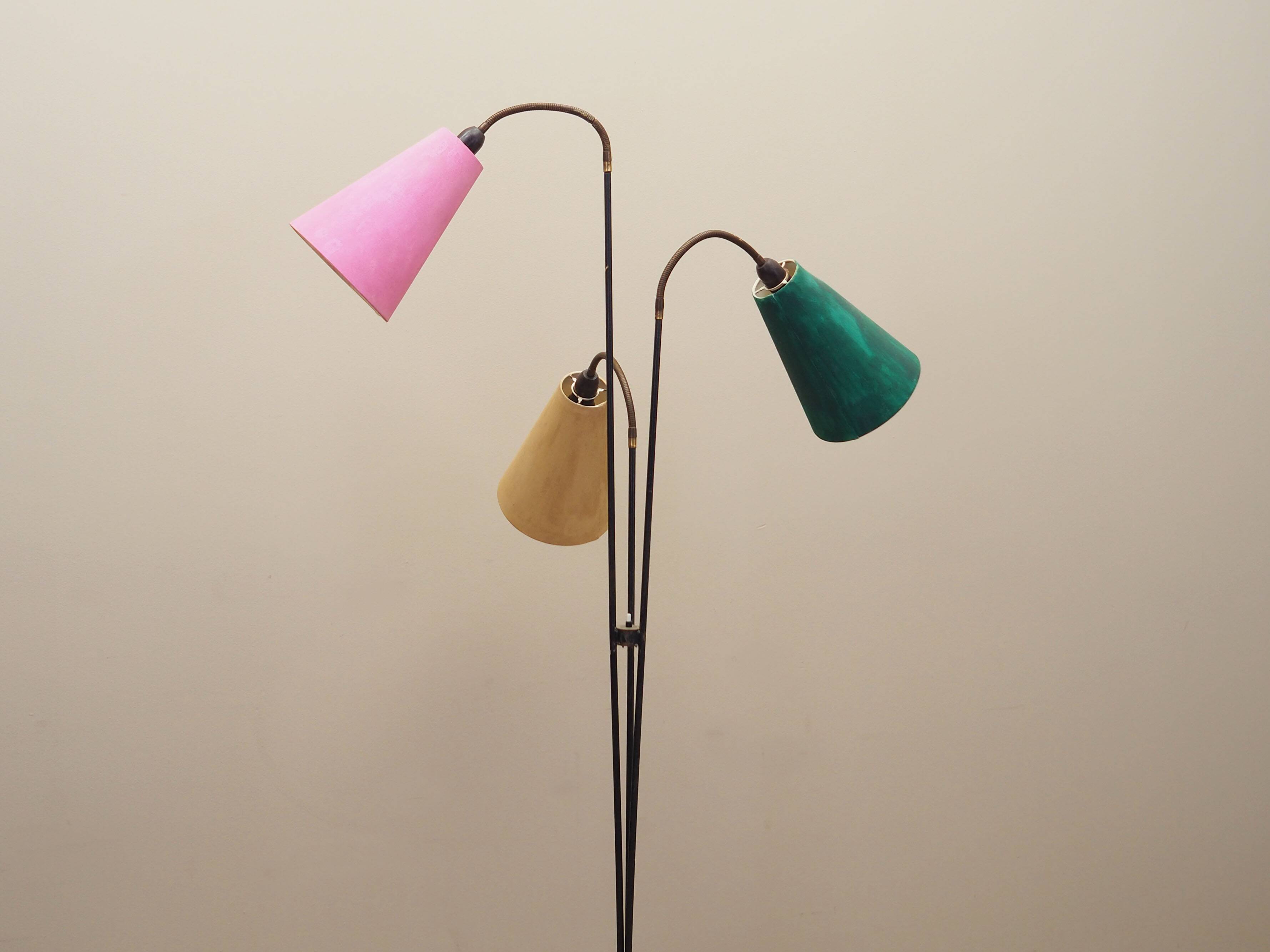 Floor lamp, Danish design, 1970s, production: Denmark
