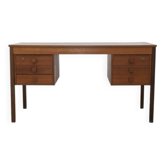 Danish Desk in Teak by Domino Mobler, 1960s