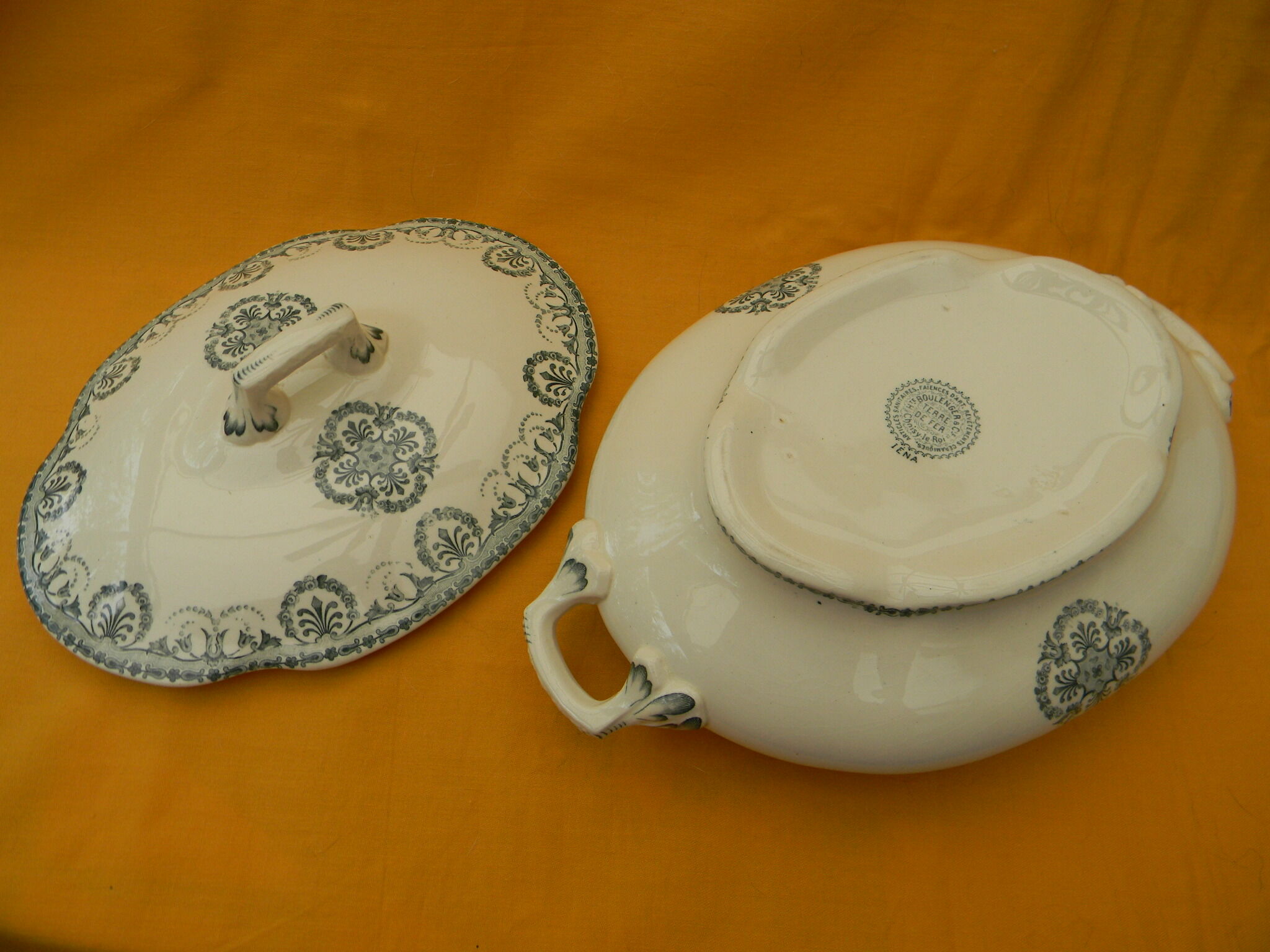 Faience vegetable choisy le roi. lena model.