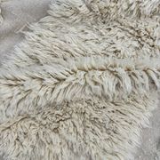 Moroccan Beni Ouarain rug in ecru wool