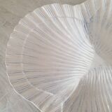 Caugant style 3 shell appetizer dish in Portuguese ceramic