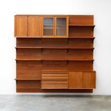 Modular wall unit by Poul Cadovius for Cado, Denmark, 1960s
