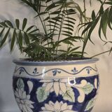 Blue flowerpot