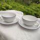 Duo tasses et soucoupes en porcelaine Seltmann Weiden Bavaria