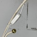 Midcentury French rockabilly lantern low floor lamp, 1950s