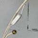 Midcentury French rockabilly lantern low floor lamp, 1950s