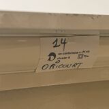 Dolphin lamp model "Oricourt" in ceramic and brass, France 1970.