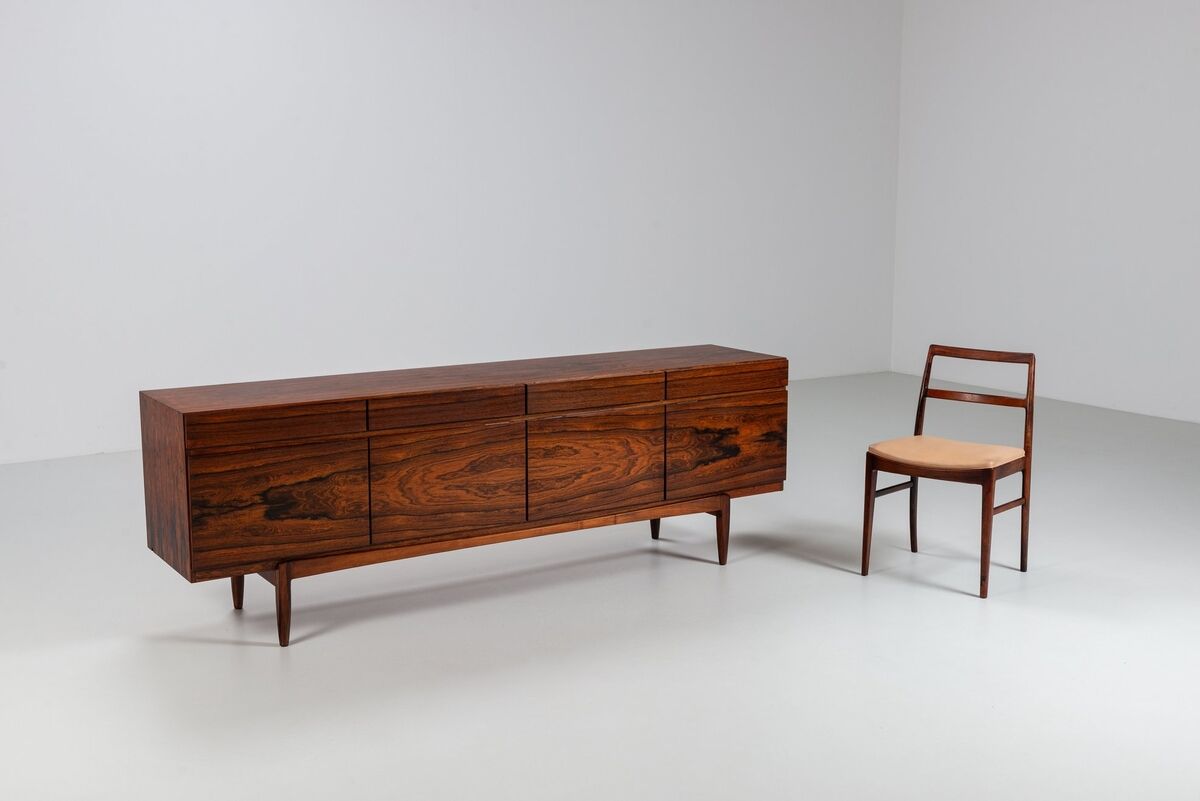 IB Kofod Larsen “FA-66” sideboard in rosewood Faarup Denmark 1960