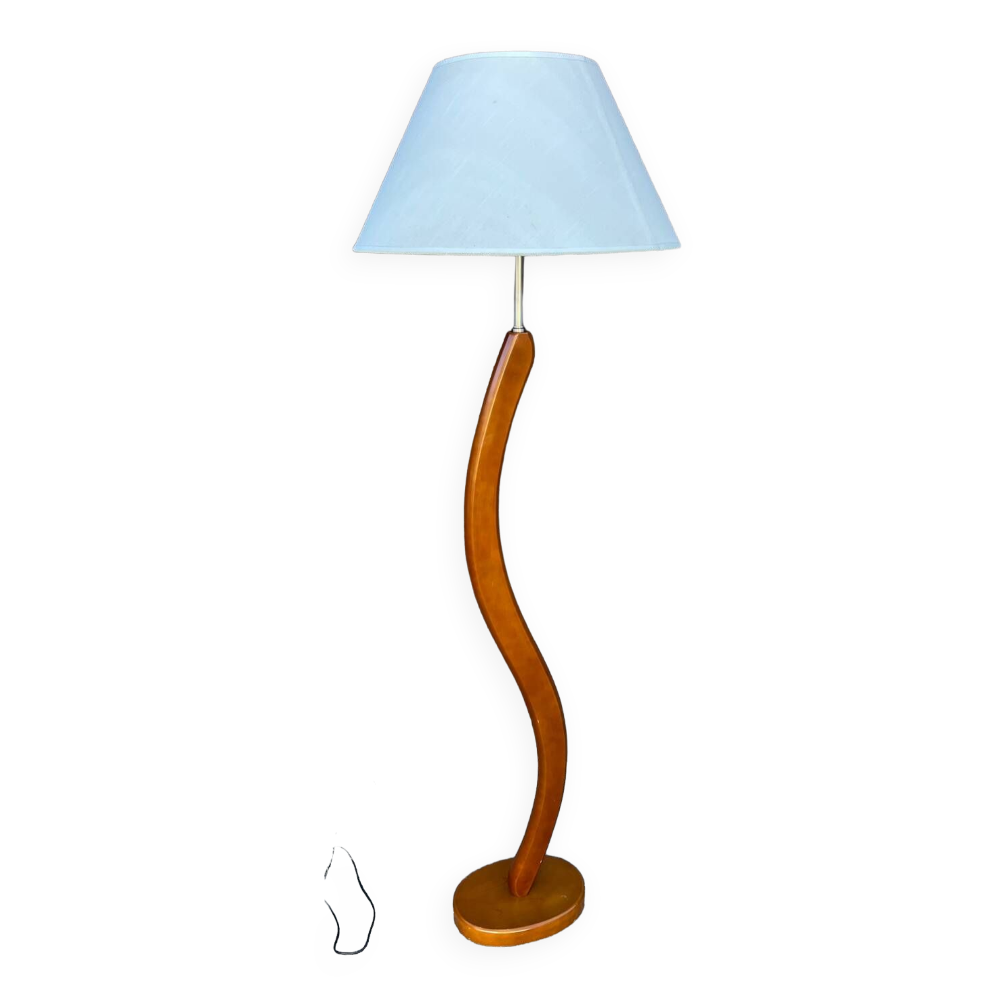 Lampadaire courbé style scandinave