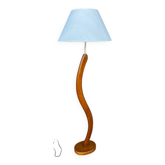 Scandinavian style curved floor lamp