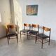 Set 4 chaises italiennes Gianfranco Frattini