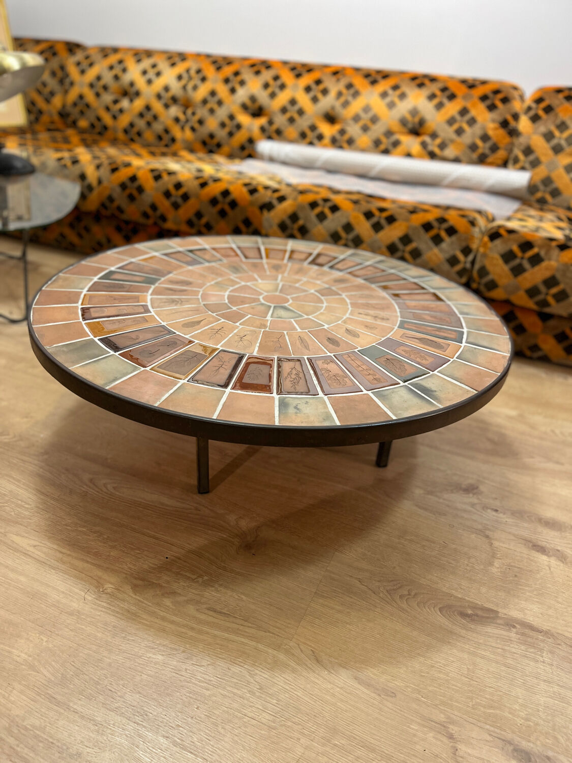 Ceramic coffee table by Roger capron 1950