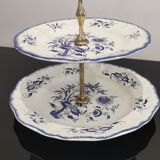 Porcelain cake display Sarreguemines Lancaster model