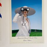 Poster Razzia - Day of the Grand Prix de Paris - Louis Vuitton 1988 - Signed by the artist