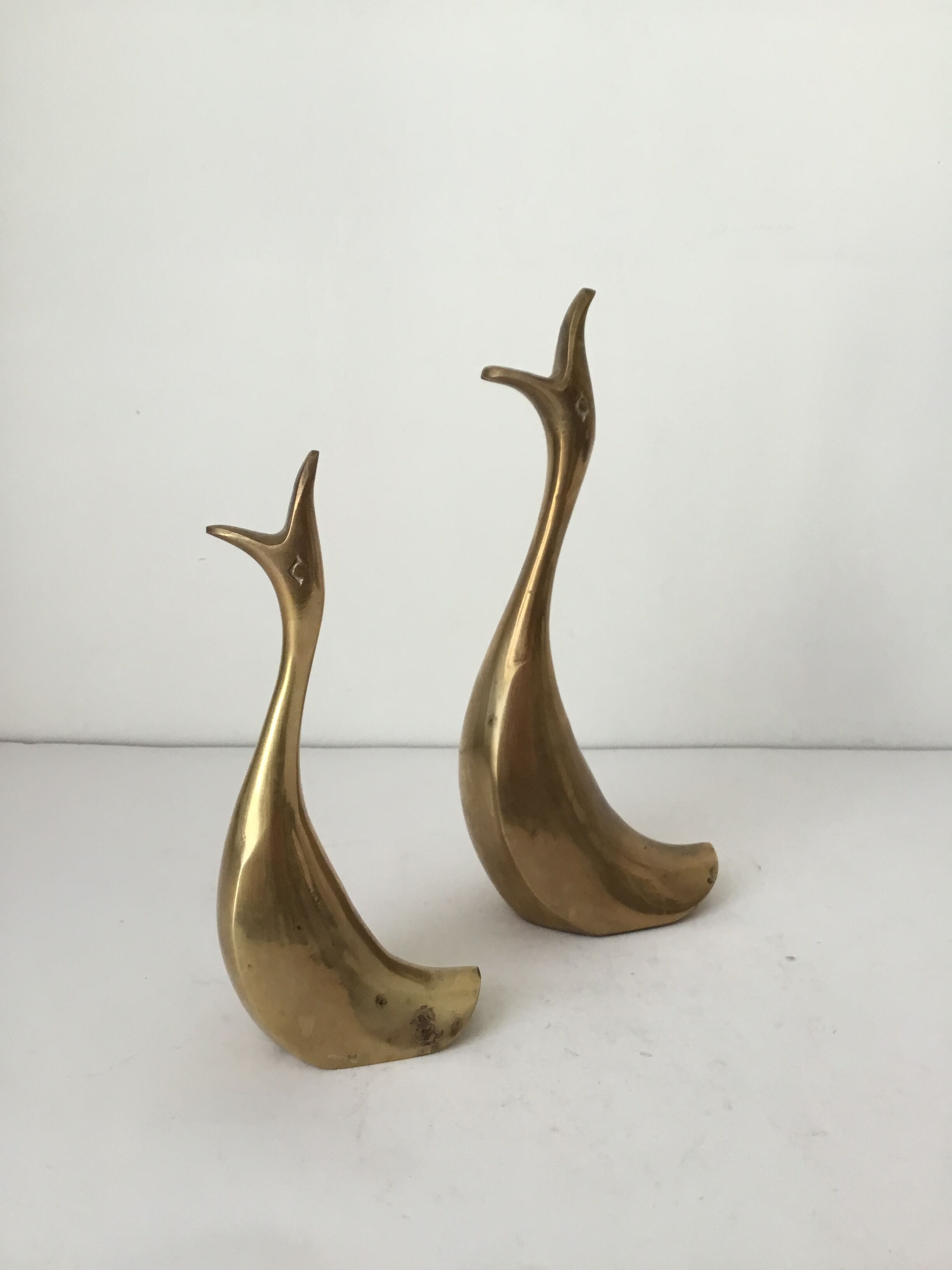 Couple of brass ducks