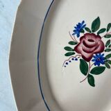 Plat peint à la main, Sarreguemines Digoin