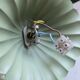 Ancien lustre fleuri italien