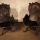 Paire de fauteuils africains