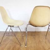 Pair of Herman Miller chairs model DSS 1960 fiberglass