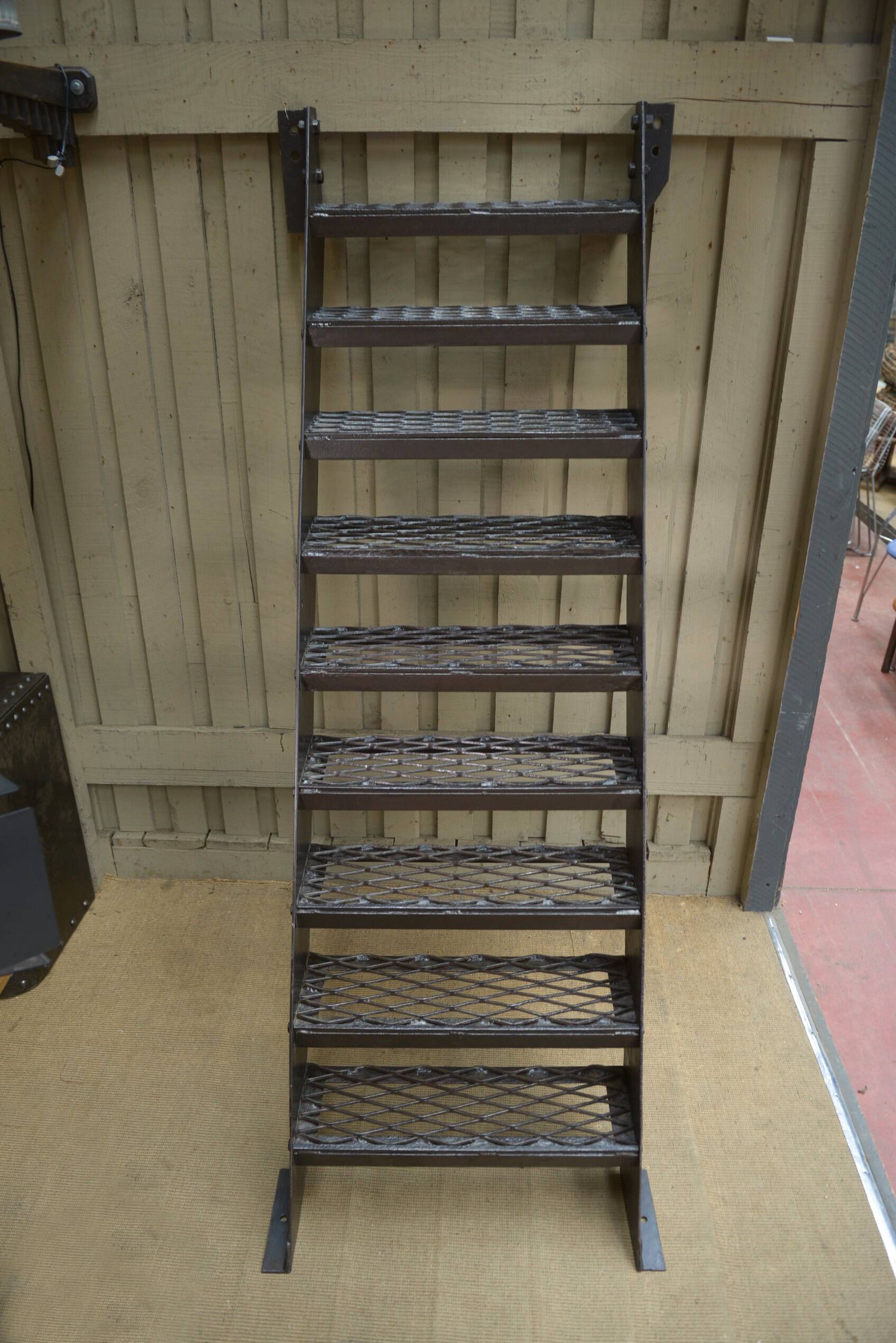 Escalier d'usine en acier 1940