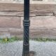 Metal terrace pedestal table garden bistro art deco paris, 60s
