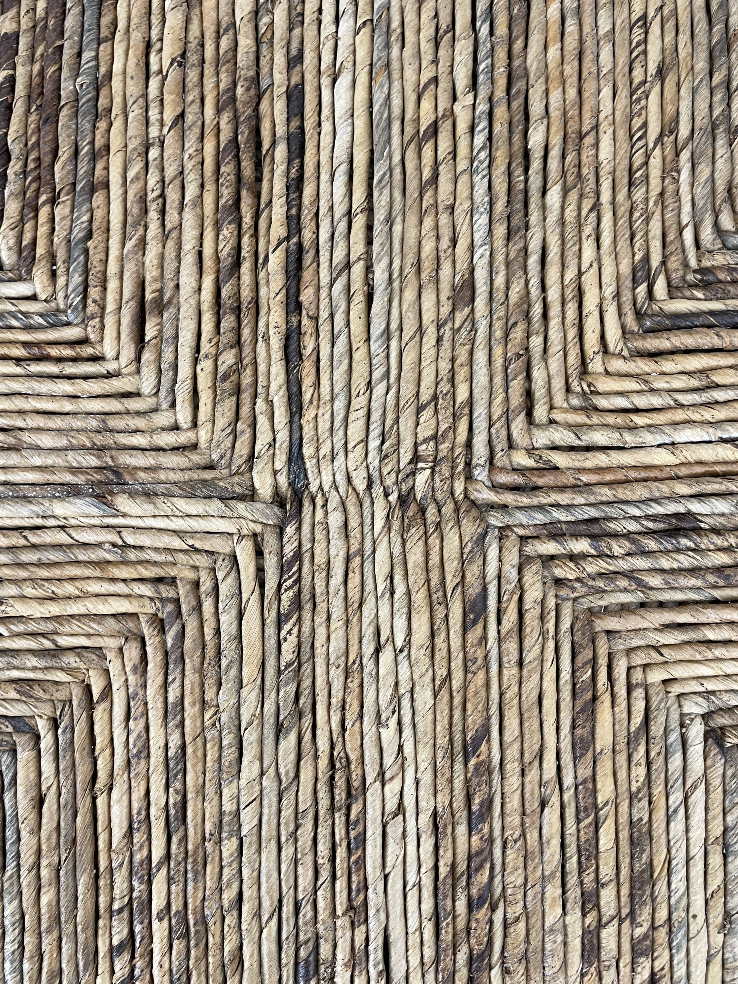 Pair of armchairs by Olivier de Schrijver in wild straw
