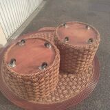 Table basse et 4 tabourets