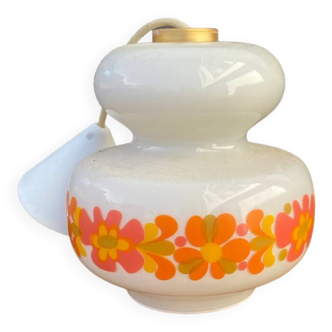 Retro flower hanging lamp 1970's