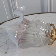 Suspension lampe tulipe ancienne début XXème