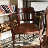 Pair of Bistro armchairs J - J Kohn