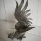 Silver metal rooster / Greenhouse book