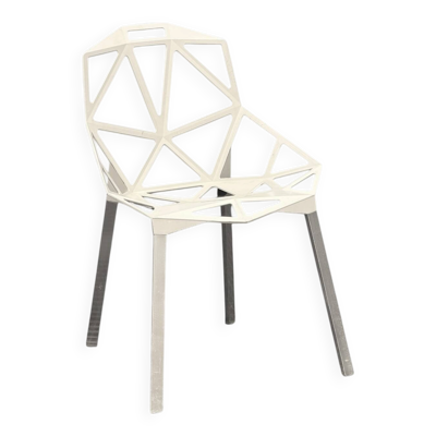 Paire de chaises Chair One — Konstantin Grcic pour Magis, aluminium