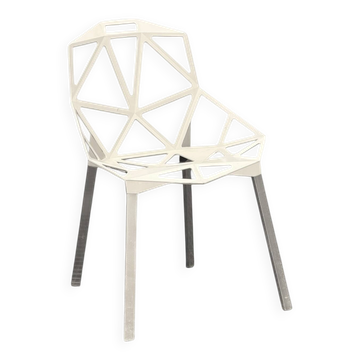 Pair of Chair One chairs — Konstantin Grcic for Magis, aluminium