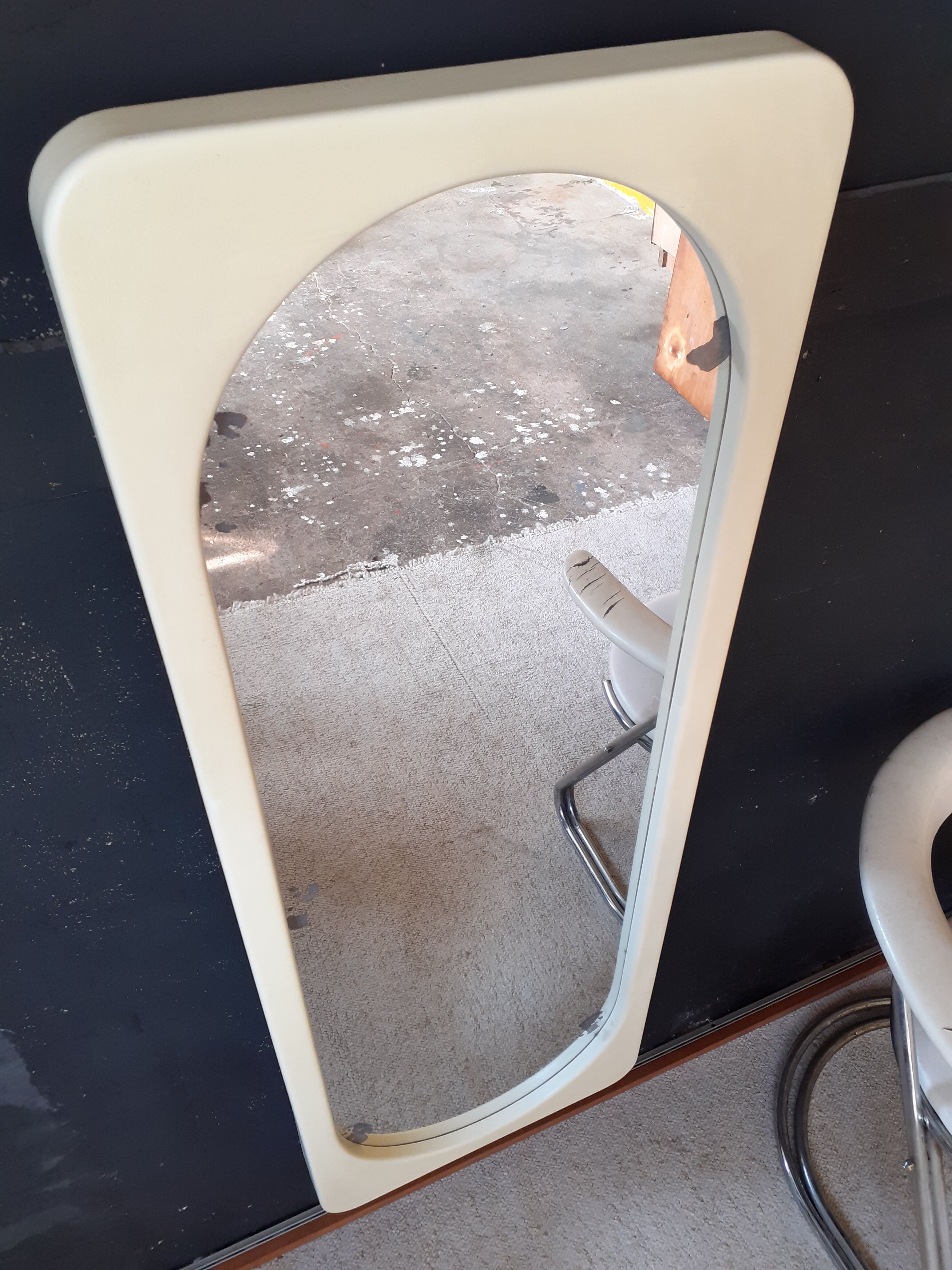 Large mirror 70's 49x140cm