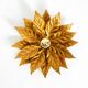 Rare large gold-plated Hans Kögl Florentine-style ceiling or wall lamp from
