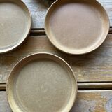Series of 8 stoneware plates