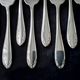 Box of 12 silver-plated oyster forks Paul François Guillaumont