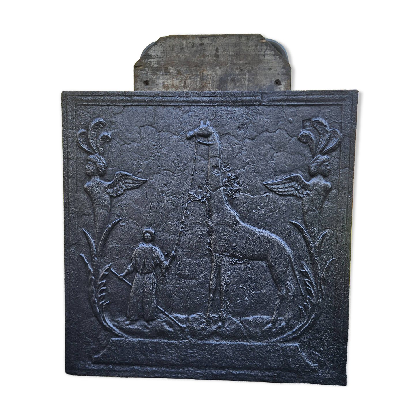 Zarafa fireplace plaque