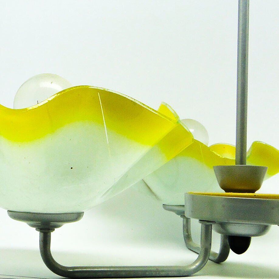 Mid-century chandelier from Polam, Poland, 1960s