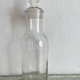 Flacon ou bocal en verre transparent
